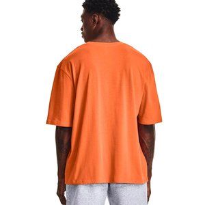 NWT Under Armour UA Playback‎ Boxy Mens T-shirt Orange Size XL NEW